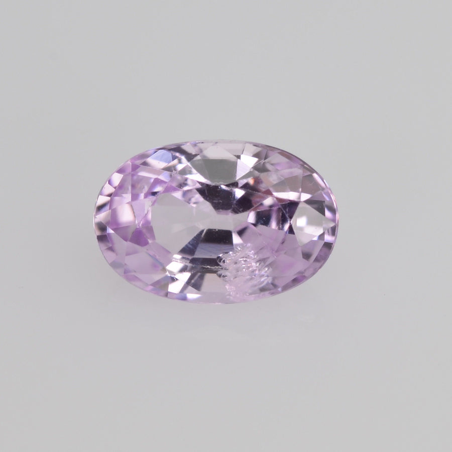 6x4 mm Natural Pastel Pink Sapphire Loose Gemstone oval Cut