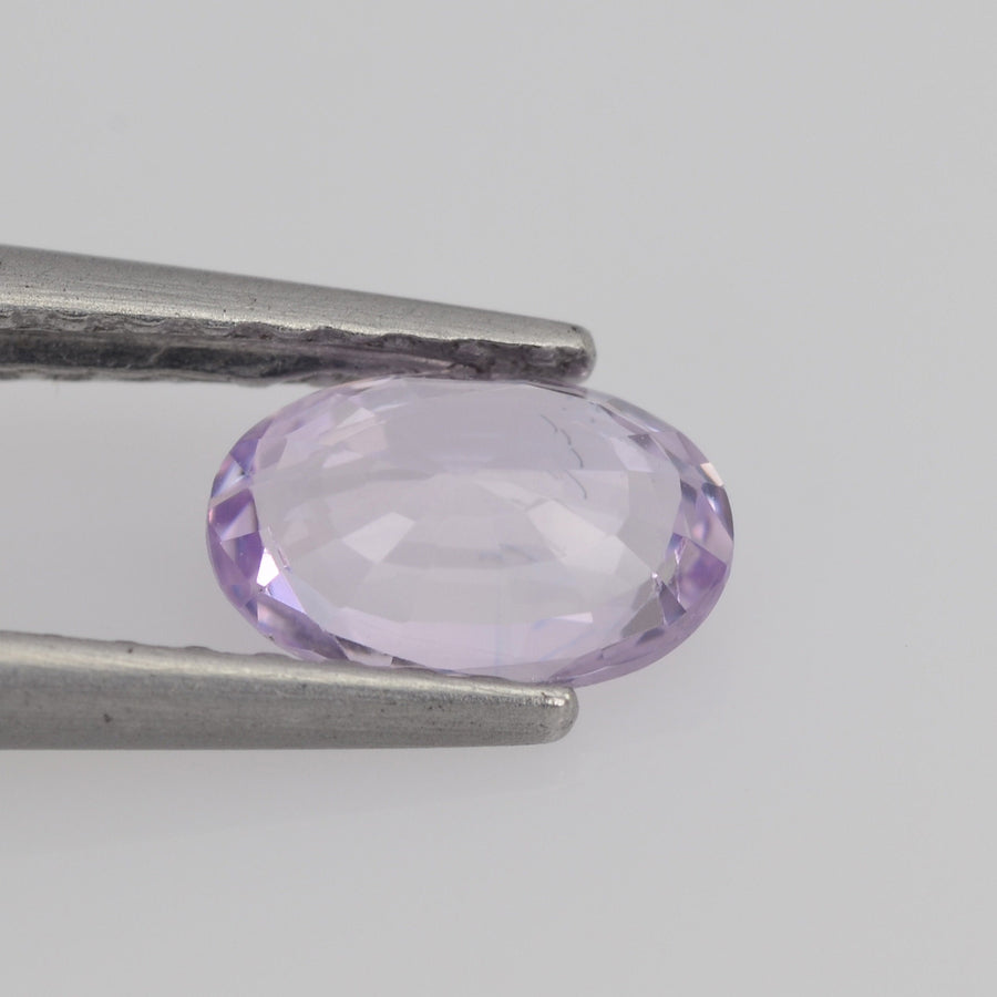 6x4 mm Natural Pastel Pink Sapphire Loose Gemstone oval Cut