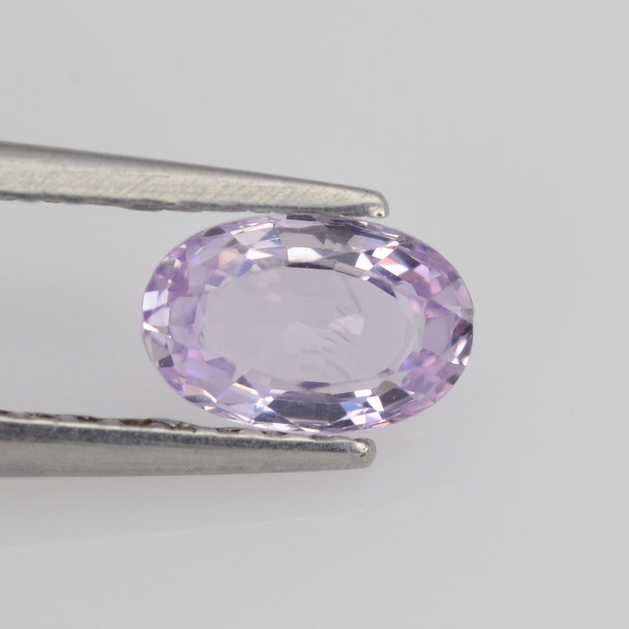 6x4 mm Natural Pastel Pink Sapphire Loose Gemstone oval Cut