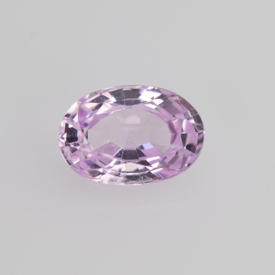 6x4 mm Natural Pastel Pink Sapphire Loose Gemstone oval Cut