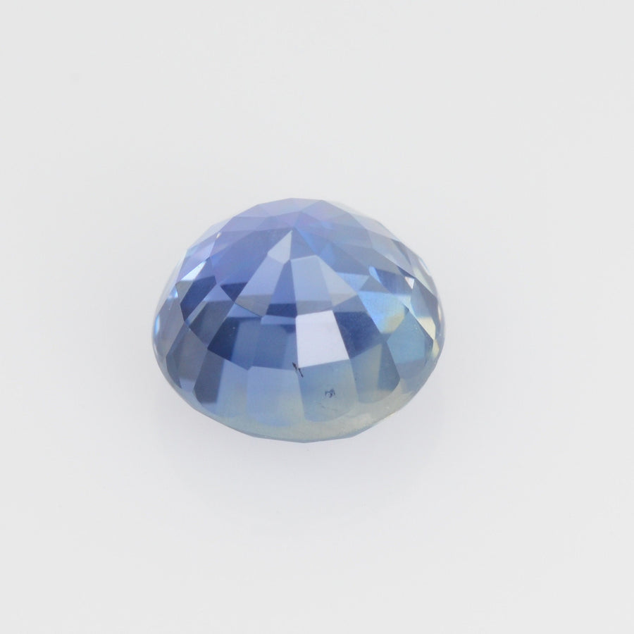 5.65 mm Unheated Natural Blue Sapphire Loose Gemstone Round Cut