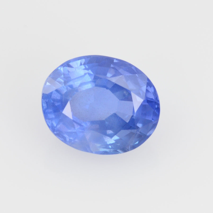 1.29-1.78 cts Unheated Natural Ice Blue Sapphire Loose Gemstone Oval Cut