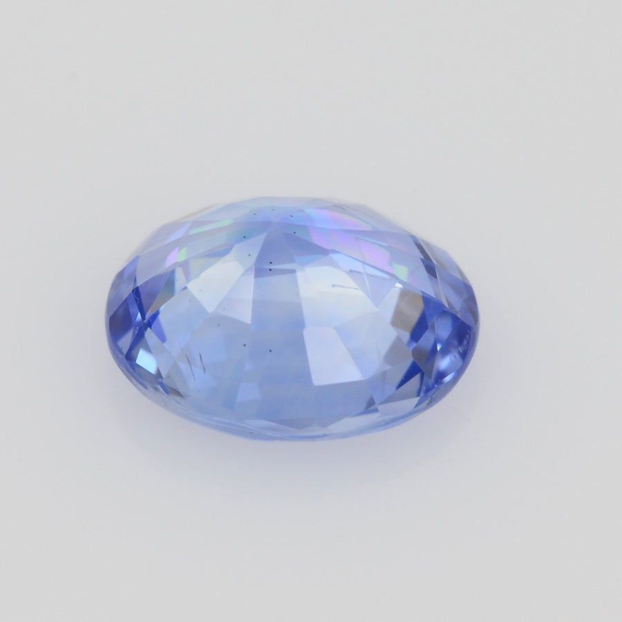 1.29-1.78 cts Unheated Natural Ice Blue Sapphire Loose Gemstone Oval Cut