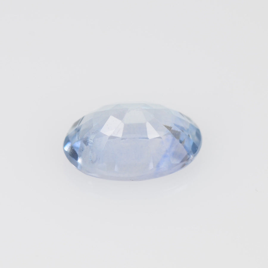 6x4 mm Natural Pastel Grey Sapphire Loose Gemstone oval Cut