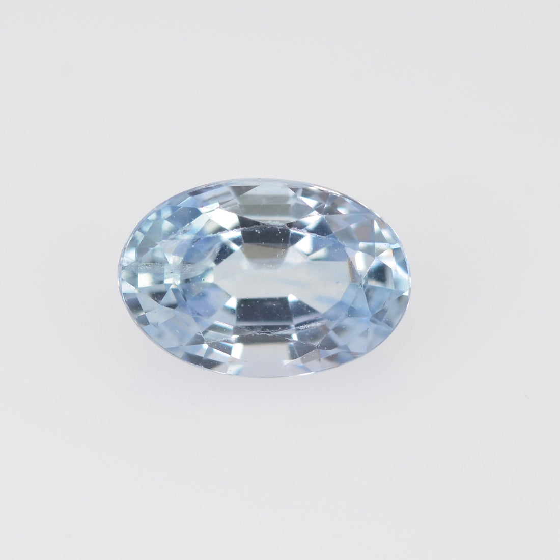 6x4 mm Natural Pastel Grey Sapphire Loose Gemstone oval Cut