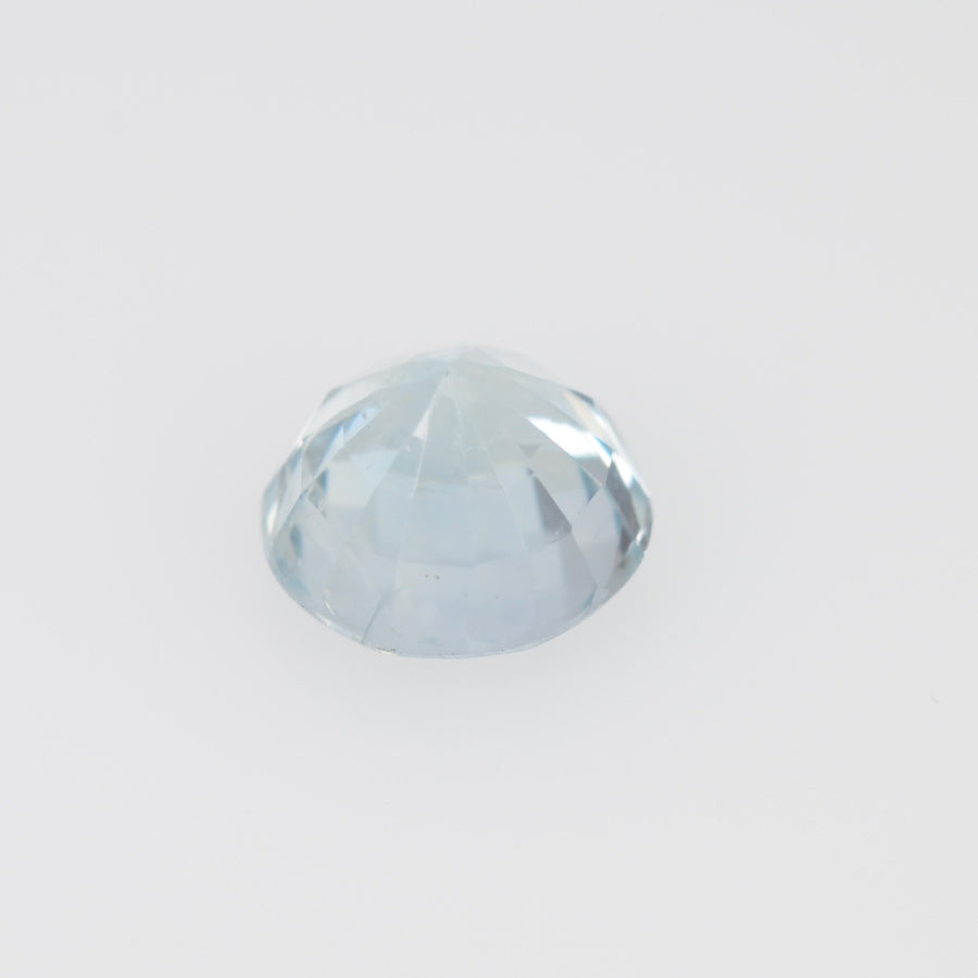 6x4 mm Natural Pastel Grey Sapphire Loose Gemstone Round Cut