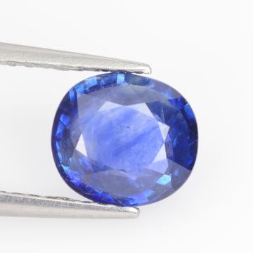 1.41 cts Unheated Natural Blue Sapphire Loose Gemstone Cushion Cut