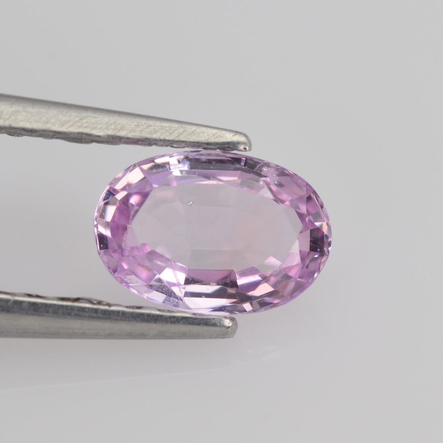 6x4 mm Natural Pastel Pink Sapphire Loose Gemstone oval Cut
