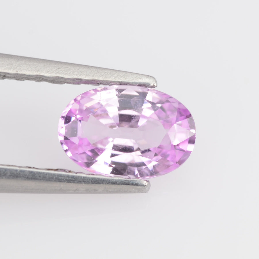 6x4 mm Natural Pastel Pink Sapphire Loose Gemstone oval Cut