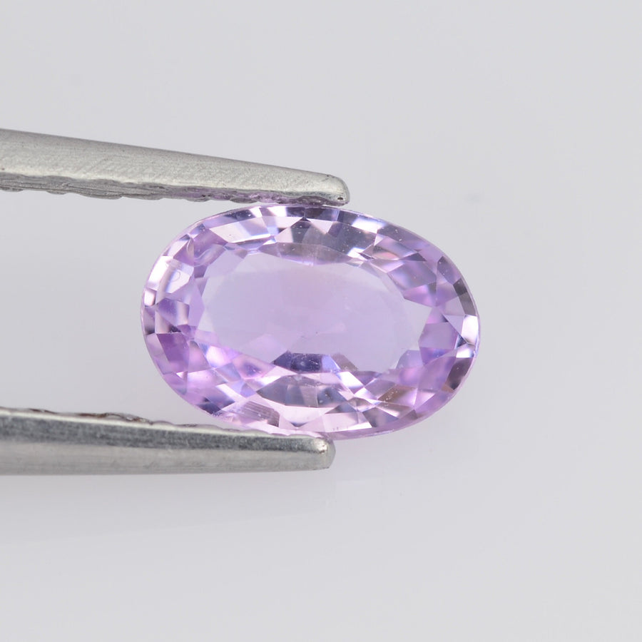 6x4 mm Natural Pastel Pink Sapphire Loose Gemstone oval Cut