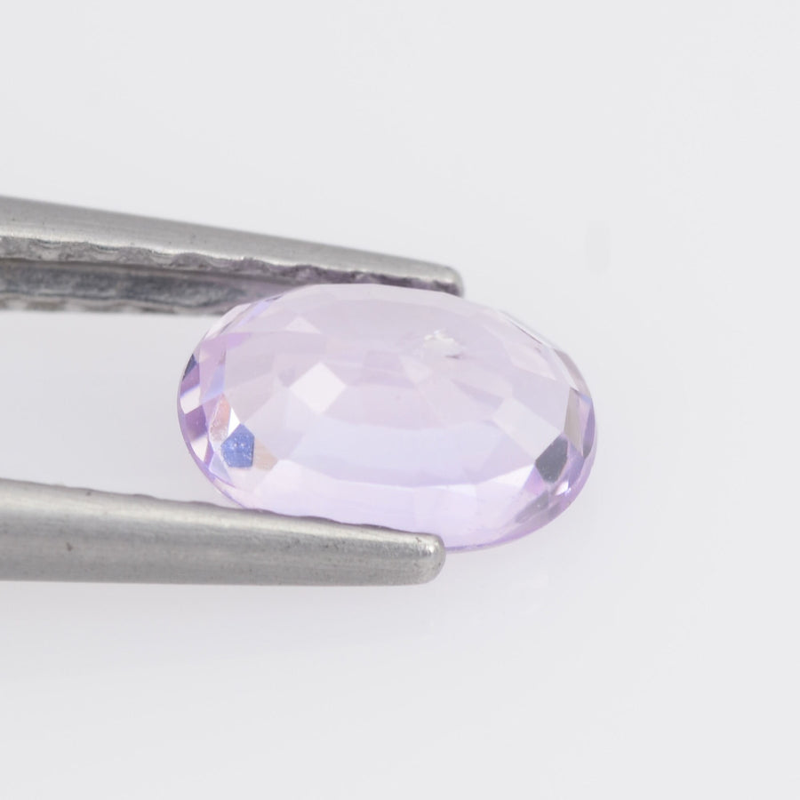 6x4 mm Natural Pastel Pink Sapphire Loose Gemstone oval Cut