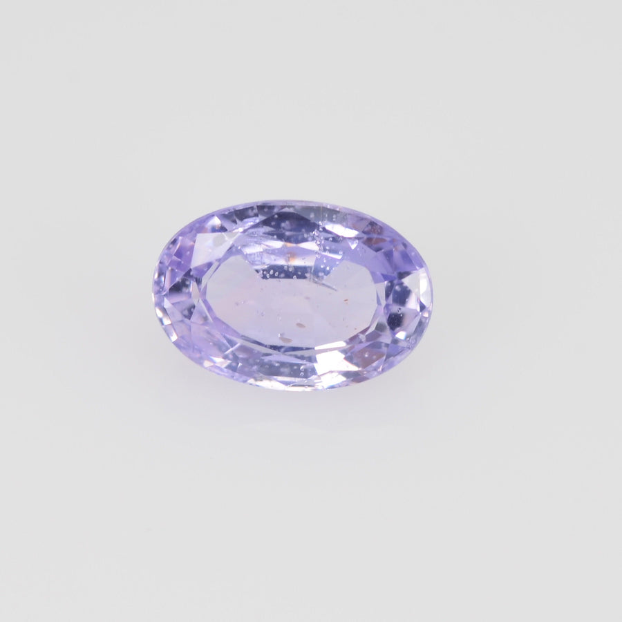 6x4 mm Natural Pastel Purple Sapphire Loose Gemstone oval Cut