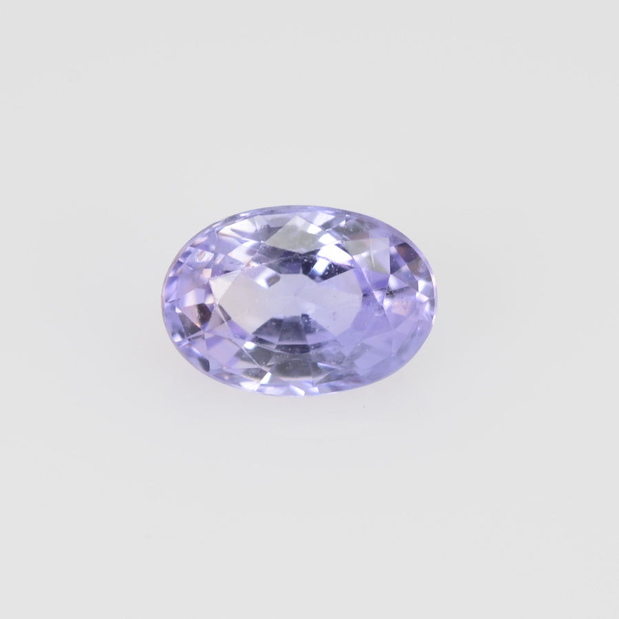 6x4 mm Natural Pastel Purple Sapphire Loose Gemstone oval Cut