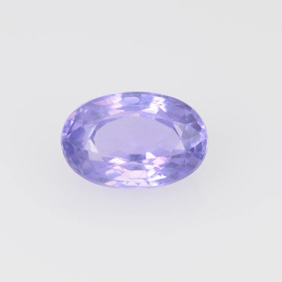 6x4 mm Natural Pastel Purple Sapphire Loose Gemstone oval Cut