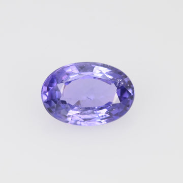 6x4 mm Natural Pastel Purple Sapphire Loose Gemstone oval Cut