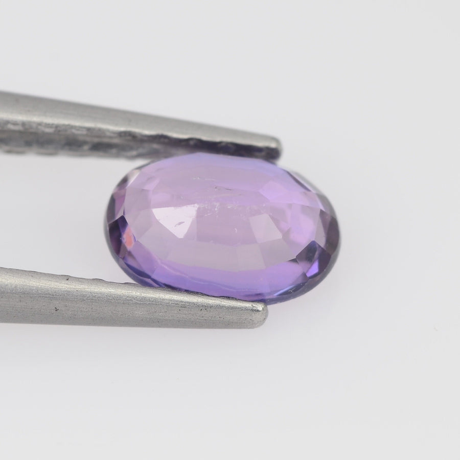 6x4 mm Natural Pastel Purple Sapphire Loose Gemstone oval Cut