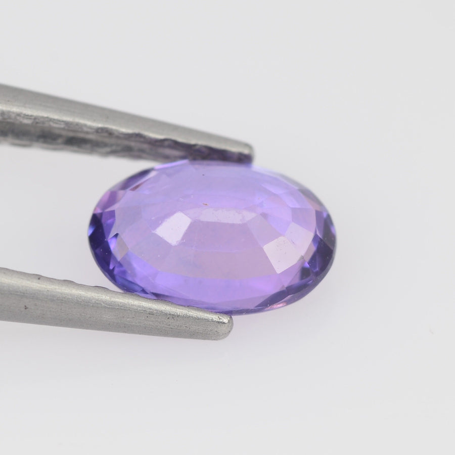 6x4 mm Natural Pastel Purple Sapphire Loose Gemstone oval Cut