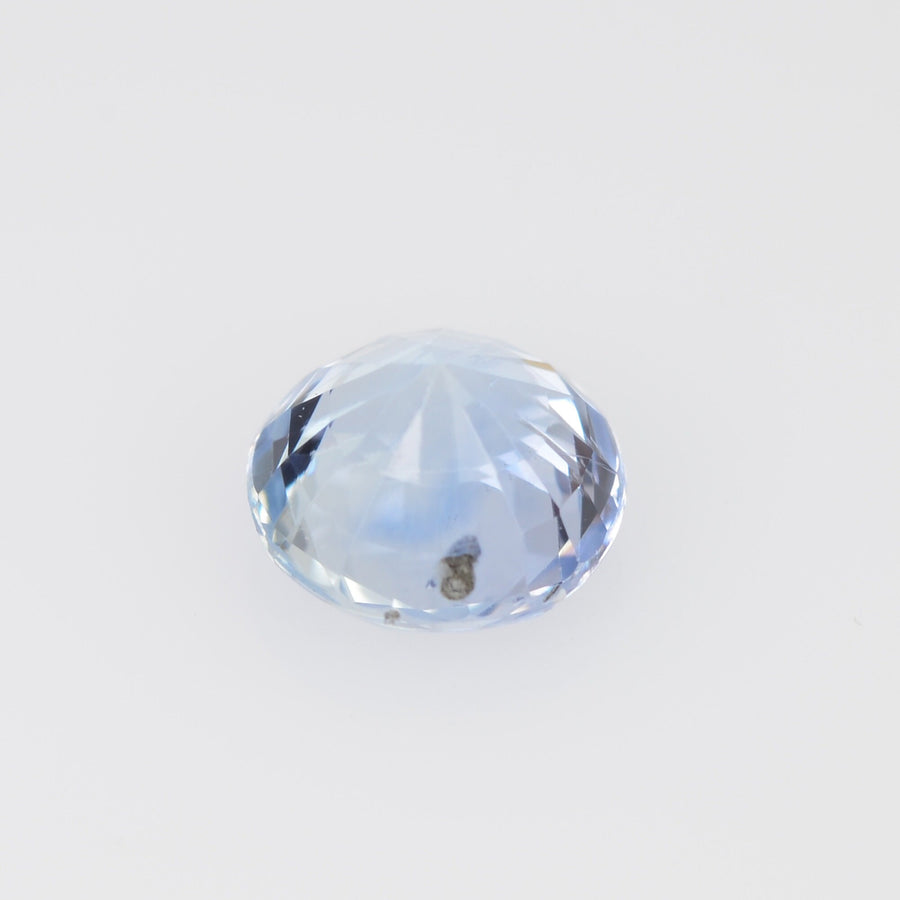 6x4 mm Natural Pastel Grey Sapphire Loose Gemstone Round Cut