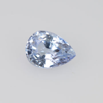 6x4 mm Natural Pastel Grey Sapphire Loose Gemstone Round Cut