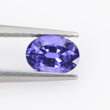 0.65 cts Natural Purple Sapphire Loose Gemstone Oval Cut