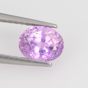 1.22 cts Natural Pink Sapphire Loose Gemstone Oval Cut