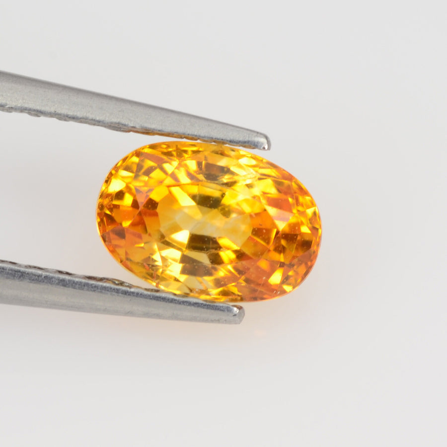 1.06 cts Natural Yellow Sapphire Loose Gemstone Oval Cut