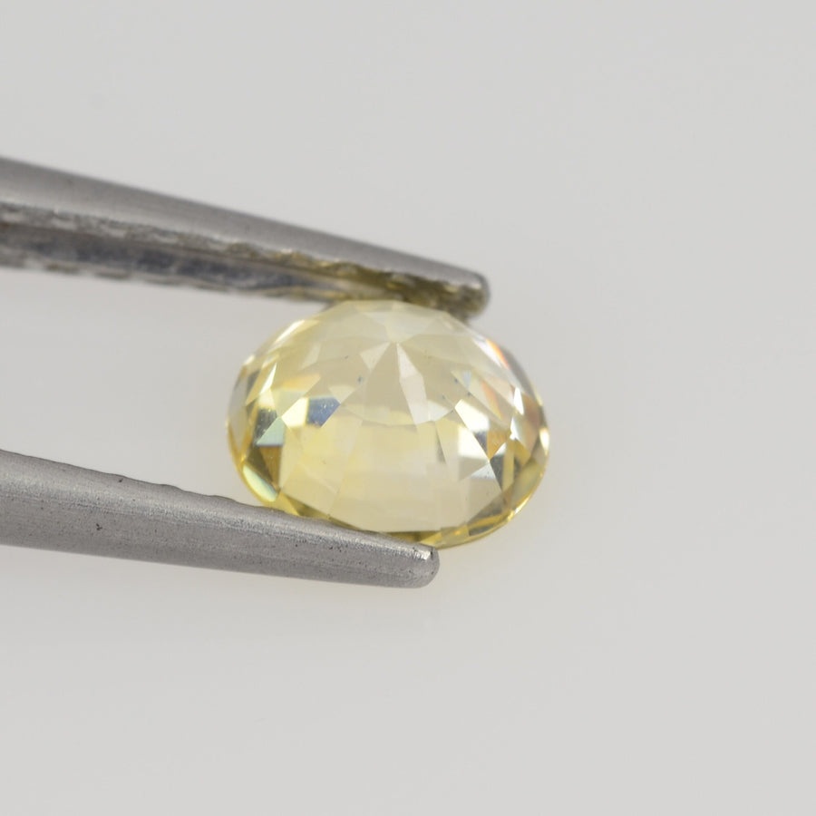 0.60 cts Natural Yellow Sapphire Loose Gemstone Oval Cut