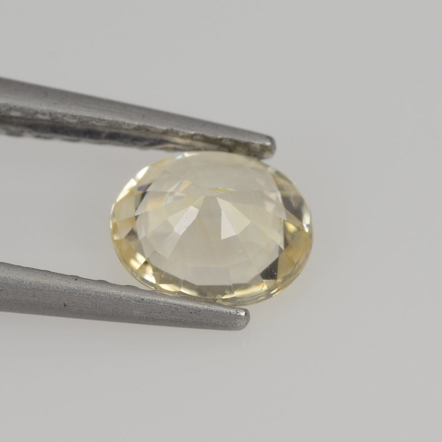 0.67 cts Natural Yellow Sapphire Loose Gemstone Oval Cut