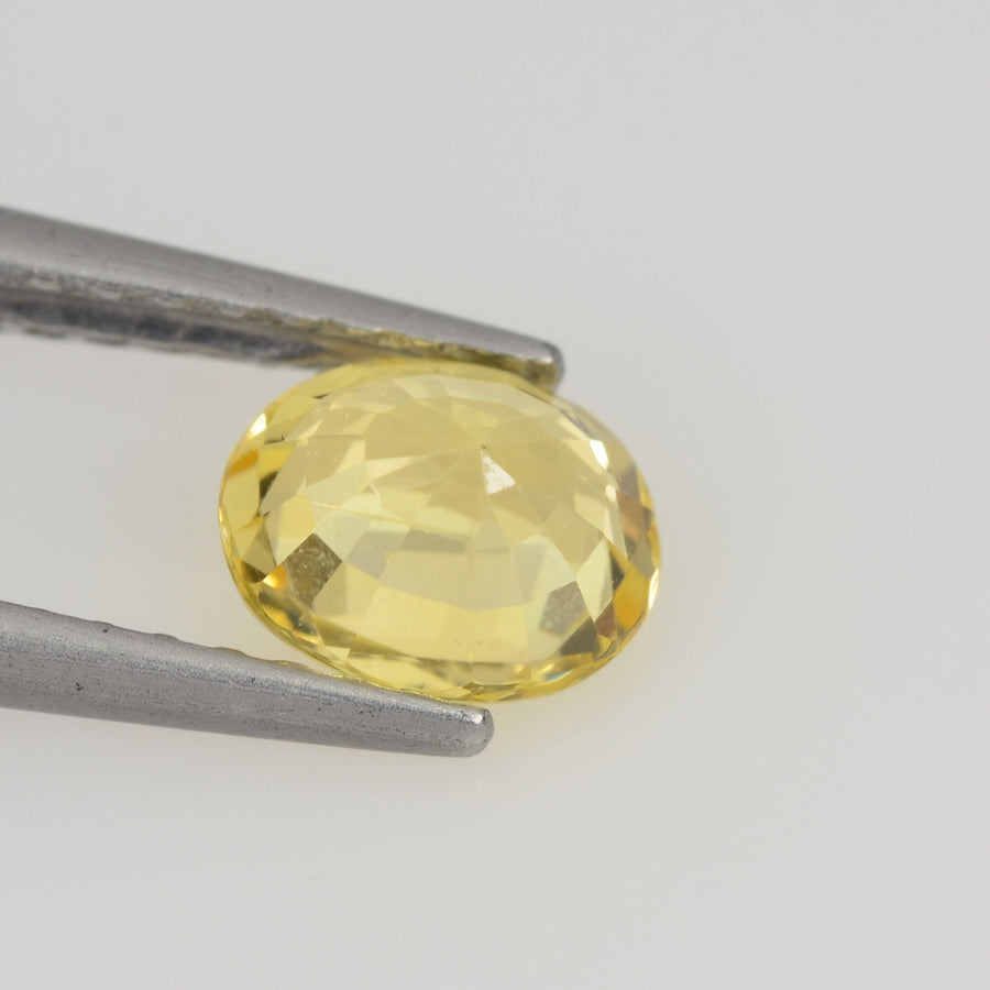 0.76 cts Natural Yellow Sapphire Loose Gemstone Oval Cut