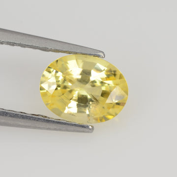 0.74 cts Natural Yellow Sapphire Loose Gemstone Oval Cut