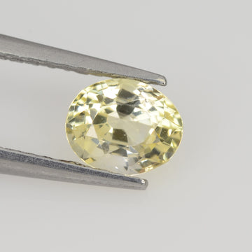 0.77 cts Natural Yellow Sapphire Loose Gemstone Oval Cut
