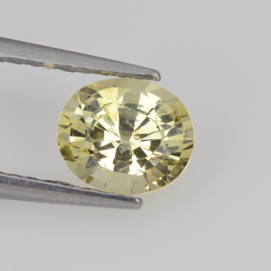 0.92 cts Natural Yellow Sapphire Loose Gemstone Oval Cut