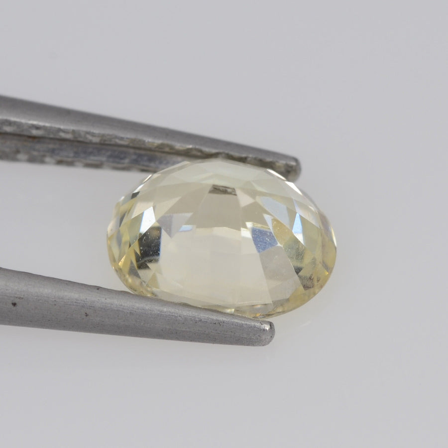 1.01 cts Natural Yellow Sapphire Loose Gemstone Oval Cut