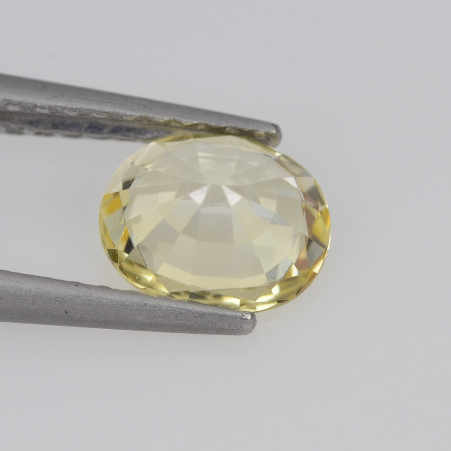 0.96 cts Natural Yellow Sapphire Loose Gemstone Oval Cut