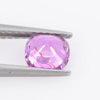 0.84 cts Natural Pink Sapphire Loose Gemstone Cushion Cut