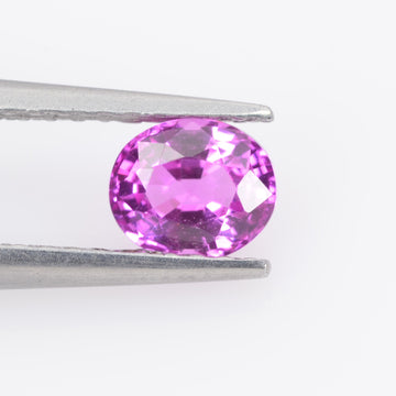 0.53 cts Natural Pink Sapphire Loose Gemstone Oval Cut