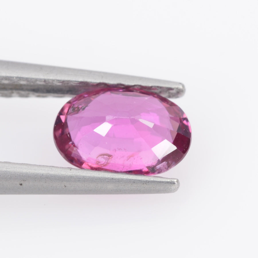 0.75 cts Natural Pink Sapphire Loose Gemstone Oval Cut
