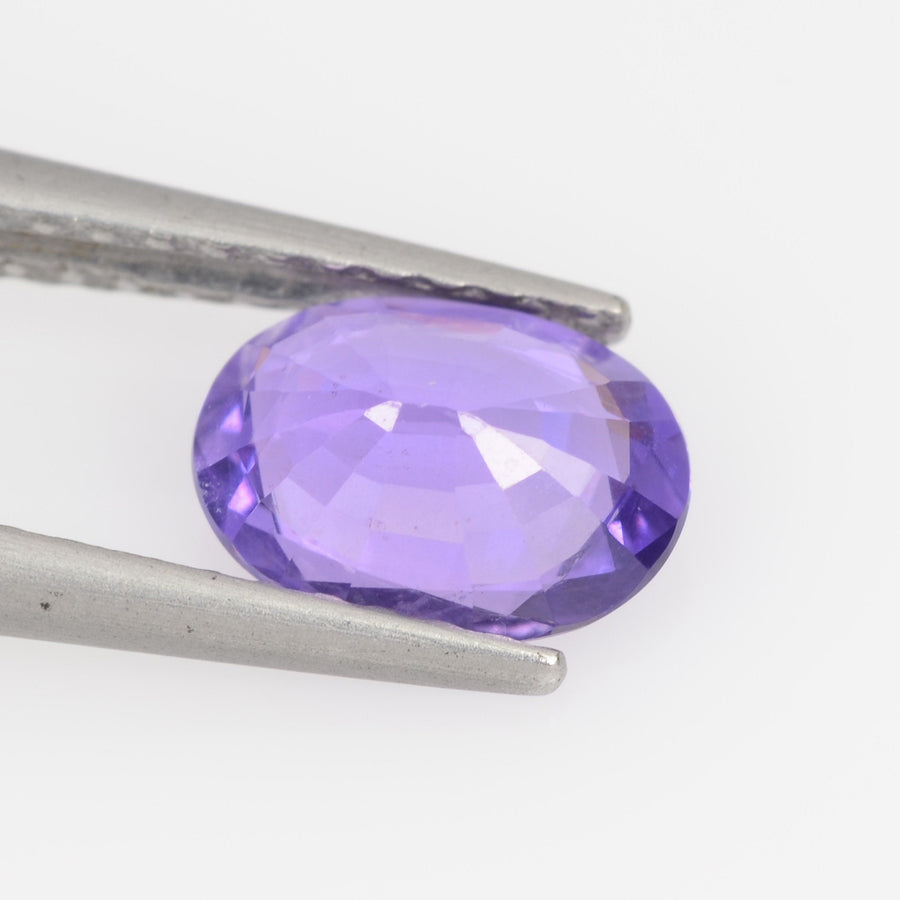 0.93 cts Natural Purple Sapphire Loose Gemstone Oval Cut