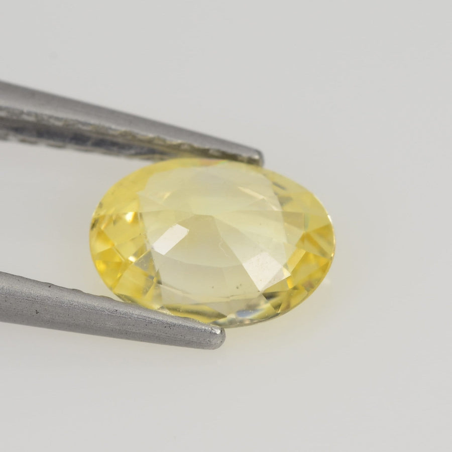 0.81 cts Natural Yellow Sapphire Loose Gemstone Oval Cut