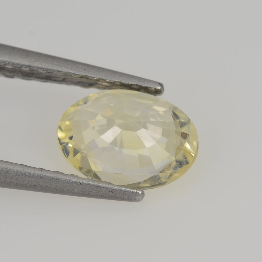 0.81 cts Natural Yellow Sapphire Loose Gemstone Oval Cut