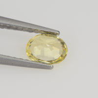 0.48 cts Natural Yellow Sapphire Loose Gemstone Oval Cut