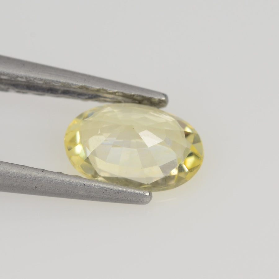 0.62 cts Natural Yellow Sapphire Loose Gemstone Oval Cut