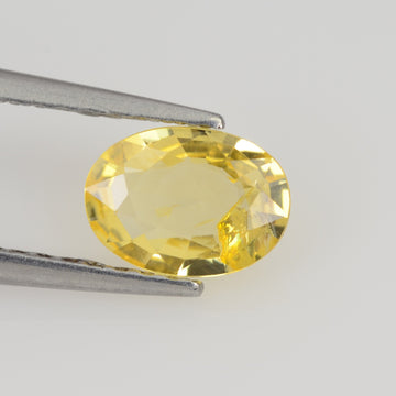 0.62 cts Natural Yellow Sapphire Loose Gemstone Oval Cut