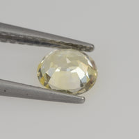 0.71 cts Natural Yellow Sapphire Loose Gemstone Oval Cut