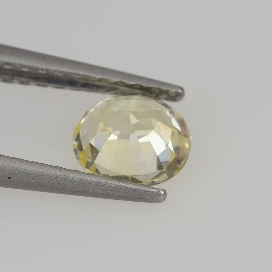 0.71 cts Natural Yellow Sapphire Loose Gemstone Oval Cut