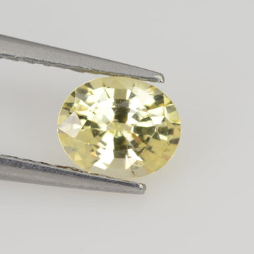 0.85 cts Natural Yellow Sapphire Loose Gemstone Oval Cut