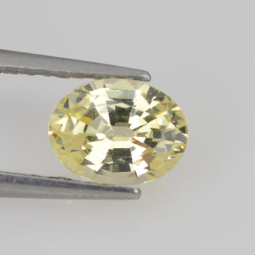 0.87 cts Natural Yellow Sapphire Loose Gemstone Oval Cut