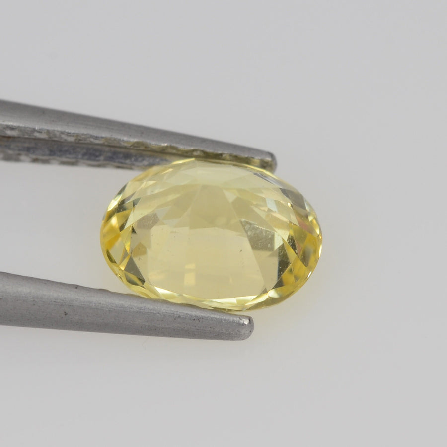 0.89 cts Natural Yellow Sapphire Loose Gemstone Oval Cut