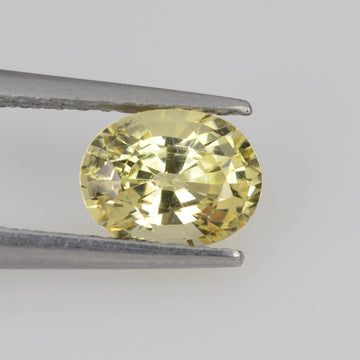 0.91 cts Natural Yellow Sapphire Loose Gemstone Oval Cut