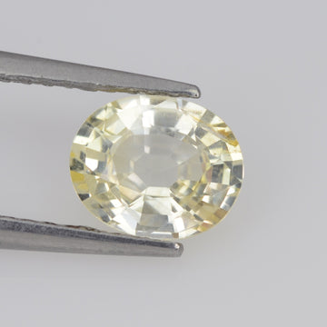 0.98 cts Natural Yellow Sapphire Loose Gemstone Oval Cut